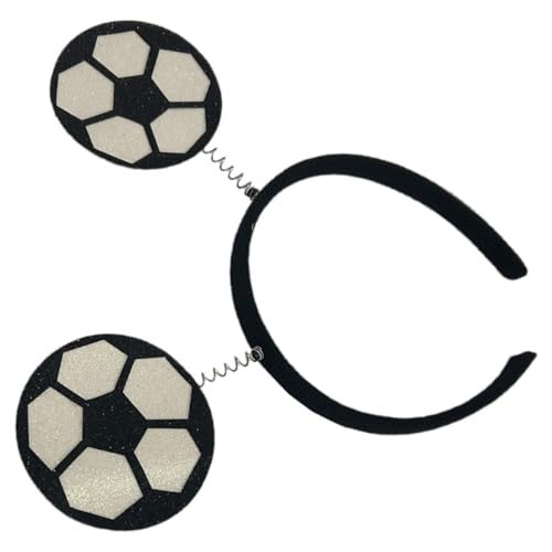 OFFSCH Stirnband Mit Sportmotiv Sport Stirnband Haarstirnband Bilden Fußball-stirnbänder Stirnbänder Für Mädchen Spa-stirnband Disco-stirnband Bienen-stirnband Haarband Party Stoff von OFFSCH