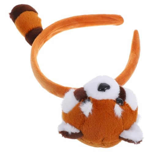 OFFSCH Waschbär-kopfbedeckung Harte Haarbänder Für Cosplay Hautpflege-stirnband Originelle Tier-kopfbedeckung Für Halloween- Und Weihnachtsfeste von OFFSCH