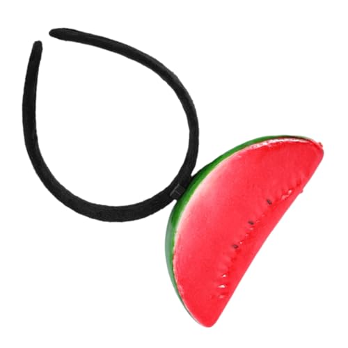 OFFSCH Stirnband Wassermelone Wassermelonen-Kopfschmuck süße Stirnbänder für Mädchen wassermelone haarreif Wassermelonen-Haarreif Haaraufsätze Haarband für Männer Party-Stirnbänder von OFFSCH