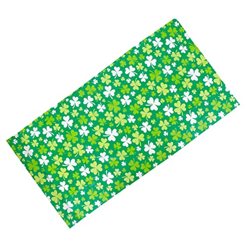 OFFSCH Tischdecke Zum Irischen Tag Kreis Runde Schablonenvorlage Danksagung Grüner Tischläufer St Patricks Day Ohrringe Für Damen Dekorationen Grünes Tuch Kleeblatt-tischdecke Sport Green von OFFSCH