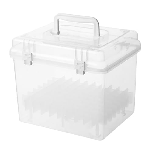 OFFSCH Transparenter Marker Box Organizer Schreibtisch Aufbewahrung Organizer Leicht Zu Tragen Marker Halter Für Künstlerbedarf Verschiedene Stifte Und Marker von OFFSCH