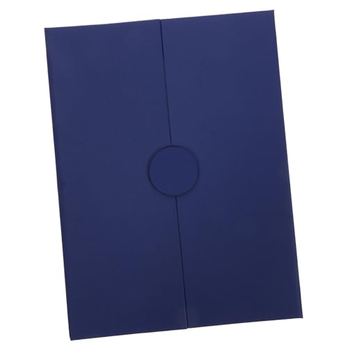 OFFSCH Urkundenumschlag ordner mappen ordnee Auszeichnungsmappe mit Schutz Zertifikatscover cartape briefumschlag briefumschläge deko schale Papier-Award-Cover zertifikat schutzhülle Blue von OFFSCH