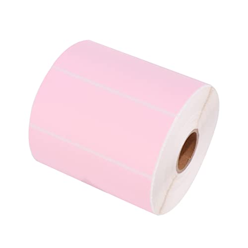 OFFSCH selbstklebendes klebeetikett Abnehmbare Aufkleber Etiketten Inventar Aufkleber abnehmbares Namensetikett Produktaufkleber behälter boxen marked Aufkleberpapier kreis aufkleber Rosa von OFFSCH