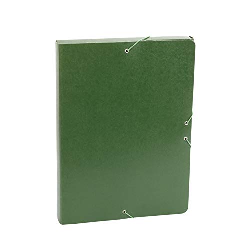 Carpeta Proyecto Gofrado Resistente con Gomas Elasticas Grosor 3cm Color Verde von OFITURIA