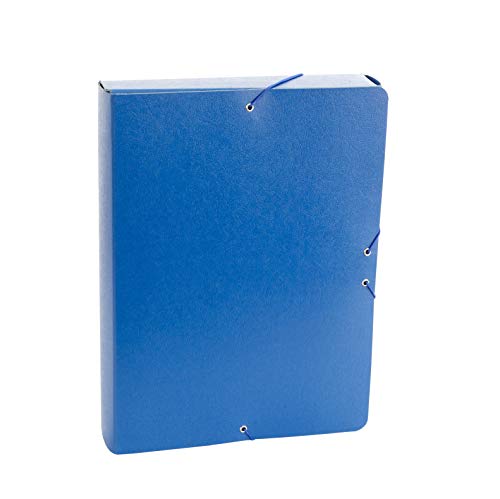 Carpeta Proyecto Gofrado Resistente con Gomas Elasticas Grosor 5cm Color Azul von OFITURIA