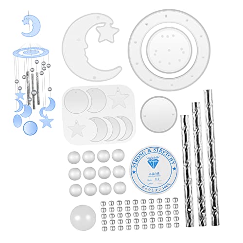 1 Satz Form für Windspiele Bausätze Produkt Schlüsselanhänger künstlich bastelset anhänger spriegel gießform basteln Silikonform DIY liefert Epoxidform für DIY Kieselgel OHPHCALL von OHPHCALL