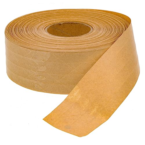 OHPHCALL 1 Rolle Klebeband aus Kraftpapier einseitig Nachfüllung einfarbiges Washi Tape doppelt Geschenkpapier selbst packing tape paketband beschreibbares Versandklebeband Flachband Coffee von OHPHCALL