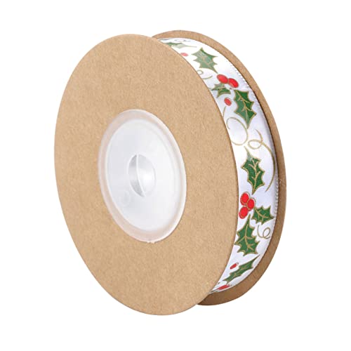 OHPHCALL Verpackungsbandrolle 1 Rolle Weihnachtsband Eleganter Druck für Weihnachtsgeschenke von OHPHCALL