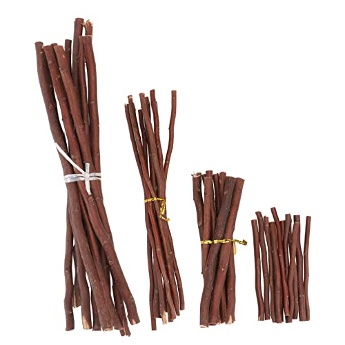 OHPHCALL 1 Satz Künstlicher Rattanzweig Holzstäbe Für Kunsthandwerk Naturgetreue Tannenzweige Treibholzzweige Zum Basteln Sticks Für Foto Baum Holzstäbchen Selber Machen Diy-versorgung 40st von OHPHCALL