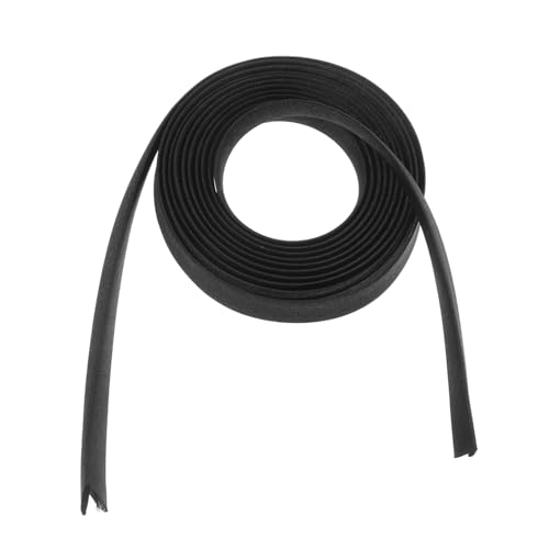 OHPHCALL 1 Zoll Breites Schwarzes Satinband, 2 M, Satinband Für Hochzeitskleid, Krawatten, Haarschmuck, Kunsthandwerk Und Abschlusskränze von OHPHCALL