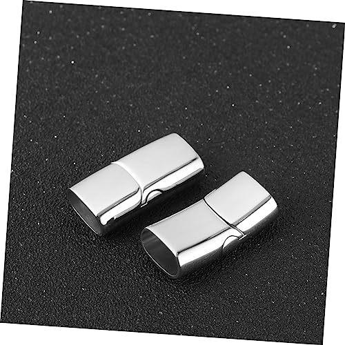 OHPHCALL 10 Stück 316 Kordelende Erkenntnisse Zur Diy-schmuckherstellung Kettenverschluss Magnetischer Schmuck Armband Magnet Konverter Magnetarmbänder Schmuck Armbänder Armband Endkappe von OHPHCALL