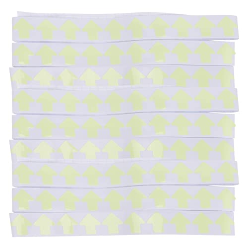 OHPHCALL 100 Stück Warnband Neon Aufkleber Leuchtendes Neon Partyzubehör UV Schwarzlicht Aufkleber UV Aufkleber Neon Etiketten Fluoreszierender Warnaufkleber Neon Klebeband Buntes von OHPHCALL