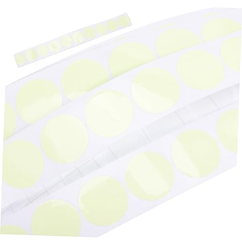 OHPHCALL 100st Warnband Uv-schwarzlicht-aufkleber Leuchtende Lichtaufkleber Neon-etiketten Farbige Aufkleber Neon-aufkleber Abnehmbare Etiketten Neon-partyzubehör Light Green Das Haustier von OHPHCALL