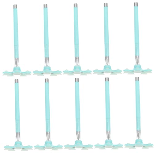 OHPHCALL 10st Handyhalter Tragbare Stifte Tragbare Schreibstifte Kugelschreiber Schulmaterial Stift Entzückende Stifte Stift Mit Saugnapfständer Stifte Mit Mittlerer Spitze Plastik Blue von OHPHCALL