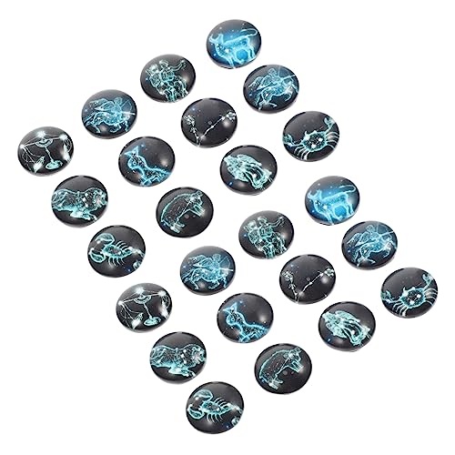 OHPHCALL 120st Konstellations-edelstein-patch Perlen Bausatz Schmuck Auto Nummer Düsen Korn Untersetzer Studio Konstellationsmuster-cabochons 3d-edelstein-cabochons Glas von OHPHCALL