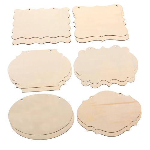 OHPHCALL 12Stücke Unvollendete Holzschilder für DIY Projekte Blanko Holzornamente Hochwertigem Material für Bastelarbeiten und Dekorationen OHPHCALL 12Stücke Unvollendete Holzschilder für DIY Projekte Blanko Holzornamente Hochwertigem Material für Bastelarbeiten und Dekorationen von OHPHCALL