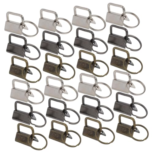 OHPHCALL 150 Stück Schwanzclip-gürtelclip Taschen-schlüsselanhänger-hardware Hardware Zur Herstellung Von Schlüsselanhängern Schlüsselanhänger-armband-set Schlüsselband-endclip Eisen von OHPHCALL