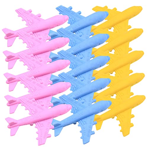 OHPHCALL 15St Radiergummi Markierungen Schulmaterial für Kinder Schwamm Stationär löschbar radierer kinder erasers for Zubehör für Flugzeugform Partygeschenke Gummis Plastik Colorful von OHPHCALL