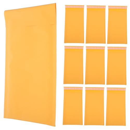 OHPHCALL 25st Blasenmailer Mailer Versandumschlag Verpackungsumschläge Für Den Versand Versandtaschen Wasserdicht Gepolsterte Versandtaschen Briefumschläge Kleine Mailer Yellow Kraftpapier von OHPHCALL