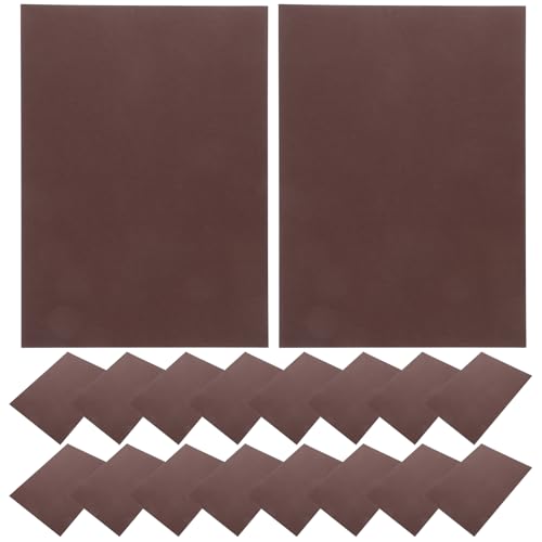 OHPHCALL 30 Stk Handbemalter Karton Farbiges Bastelpapier Kartenvorrat Farbig Handgeschöpftes Papier Diy-material Kunstkartenpapier Kartenpapiermaterialien Bastelmaterial Coffee 230g Papier von OHPHCALL