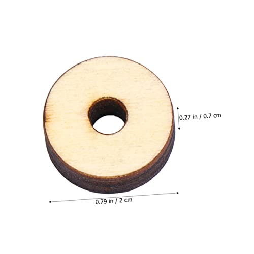 OHPHCALL 5 Packungen Originale Holzmalerei Runde Etiketten Ausschnitte Zum Basteln Hohle Holzspäne Holzscheiben Für Diy-projekte Runder Holzchip Holzornamente Hölzern von OHPHCALL