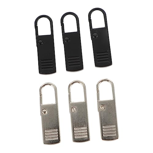 OHPHCALL 6 Teiliges Reißverschluss Reparaturset Mit Abnehmbaren Zipper Pulls Universal Zipper Heads Und Für Jacken Hosen Gepäck Und Mehr von OHPHCALL