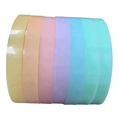 OHPHCALL 7 Rollen Klebeband Dekompressionsball Kinderspielzeug Transparentes Boob Klebeband Sensorisches Spielzeug Doppelseitiges Klebeband DIY Handwerk Papierband Klebeband von OHPHCALL