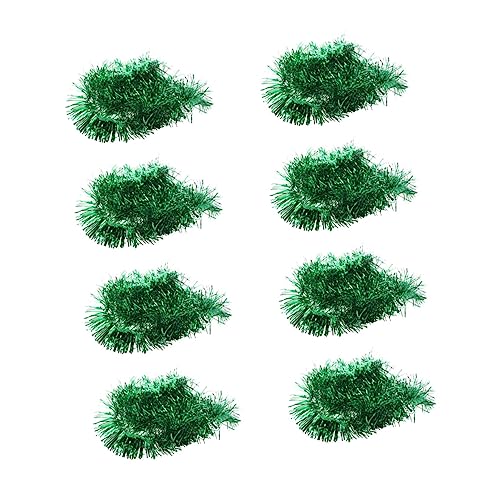 OHPHCALL 8st Latte-dekoration Weihnachtsbaumgirlande Partyband Dekoratives Band Foliengirlande Weihnachten Diy Handwerk Kranz Künstliches Girlandengrün Feiertagskranz Pvc Green von OHPHCALL