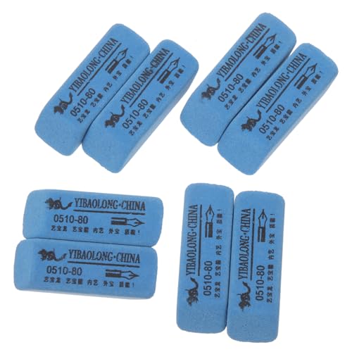 OHPHCALL 8st Mattes Radiergummi Mechanischer Radiergummi Whiteboard-radierer Magnetisch Magnetische Radiergummis Whiteboard-marker Trockenradierer Magnetisch Studentische Radiergummis Blue von OHPHCALL