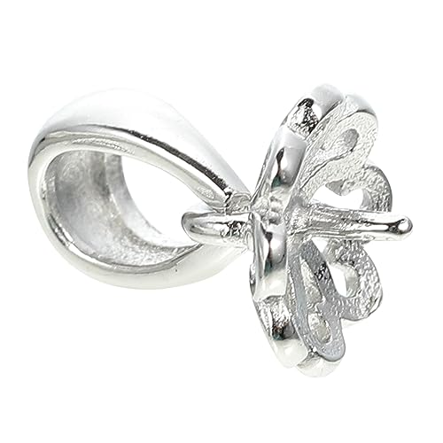 OHPHCALL Anhänger Schnalle Diy Schnalle Gold Halskette Perlen Stecker Korn Charme Verschlüsse Schließe Schmuck Charm-prise-bügel Anhänger Verbinden Verschluss S925 Sterlingsilber Silver von OHPHCALL