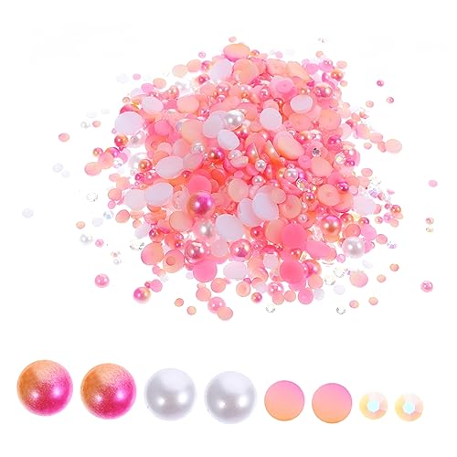 OHPHCALL Bunte Perlenauswahl Für Nageldesign 4 Packungen DIY Harz Nailart Zubehör Für Handyhüllen Und Schmuck Exquisite Maniküre Nail Charms Zur Individuellen Gestaltung von OHPHCALL