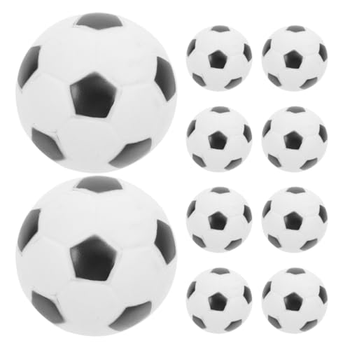 OHPHCALL Fußbälle Cupcake-Topper Cupcake-Picks: 10 Stück Fußball-Kuchendekorationen Fußball-Kuchenaufsatz Für Die Sport-Babyparty von OHPHCALL