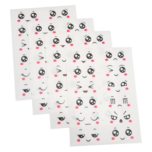 OHPHCALL Ostern Thema Decor 10 Pack Aufkleber Decals Augen Mund Klebstoff Ostern Aufkleber für von OHPHCALL