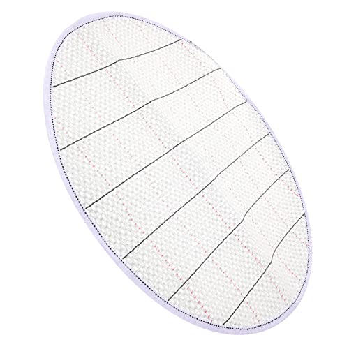 OHPHCALL Teppich besticktes Netz Teppich Häkelmasche kreisförmige Teppiche Wandteppiche zur Herstellung von Mesh- Kreuzstich-Set Sticktücher Stickerei Mesh-Tuch Sticktuch Polyester von OHPHCALL