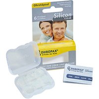 OHROPAX® Silicon CLEAR Ohrstöpsel 23 dB Silikon, 6 St. von OHROPAX®