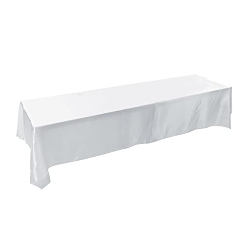 OKJHFD Knitterfeste, waschbare Tischdecke, rechteckige Tischdecke, weiche dekorative Polyester-Tischdecke für Bankett-Hochzeitsfeier-Dekoration (145 x 320 cm) von OKJHFD