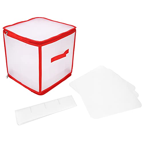 OKOVO Aufbewahrungsbox, transparenter PVC-Reißverschluss, versiegelt, langlebiger Socken-Organizer mit Fach, Kunststoff-Aufbewahrungsbox für das Heimbüro von OKOVO