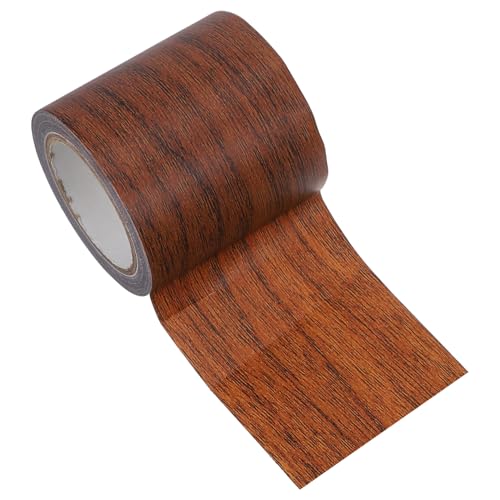 1 Rolle Reparaturband Für Holzmaserung Holzbodenband Holzreparaturflicken Für Tische Reparaturset Für Holzkratzer Spiegelrahmen Abziehen Und Aufkleben Holzband Papier Brown OKUMEYR von OKUMEYR