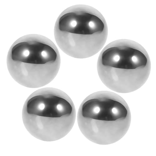 5 Stück 1 Lager Stahlkugel lose Kugellager Stahl Ball Lagerkugeln aus Stahl stahlkugeln Kohlenstoffstahlkugel Präzisionskugellager Kugelbogen aus Stahl Stahlbälle Silver OKUMEYR von OKUMEYR