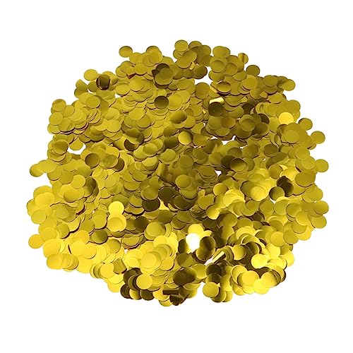 OKUMEYR 1cm Goldene Konfetti Luftballons Mit 50g Sequin Für Hochzeit Und Festlichkeiten Party Dekoration Und Zubehör Für Unvergessliche Feierlichkeiten von OKUMEYR