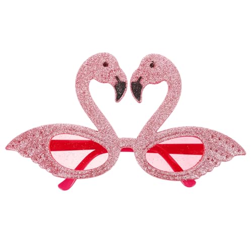 OKUMEYR 1 Paar Flamingo Sonnenbrillen Make Up Brillen Sonnenspiegel Kunststoff Sonnenbrillen Neuartige Brillen Kostüm Brillen Sommerbrillen Lustige Sonnenbrillen Neuartige Party von OKUMEYR