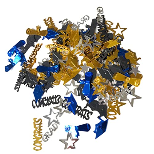 OKUMEYR 1 Packung Abschlussfeier Konfetti Abschlussfeier Dekoration Abschlussmütze Dekoration Konfetti aus Seidenpapier Party liefert Konfetti hochzeitsdeko Party Konfetti Tischkonfetti von OKUMEYR