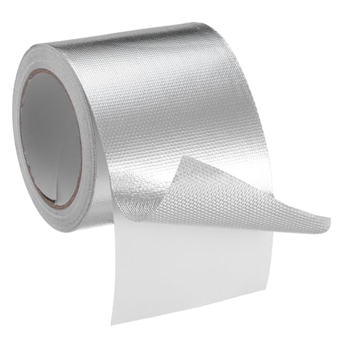 OKUMEYR 1 Rolle Glasfasergewebe Aluminiumfolie Klebeband Sanitär Klebeband Panzerband Strapazierfähig Wasserfest Strapazierfähiges Klebeband Wasserfestes Klebeband Kfz von OKUMEYR