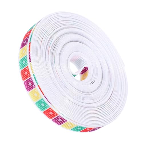 OKUMEYR 1 Rolle mexikanisches Band dekoration eincremehilfe Festliches Designband geschenbox kränze bastelsachen gurtband Geschenkbänder von Cinco de Mayo Cinco de Mayo-Banddruck Polyester von OKUMEYR