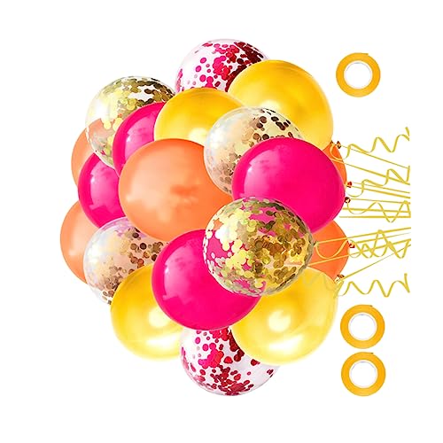 OKUMEYR 1 Satz 60 Stück Latexballons Ballon-party-kit Roségoldenes Dekor Luftballons Zur Babyparty Partyballons Roségoldener Ballon Gedenkballons Konfetti-luftballons von OKUMEYR