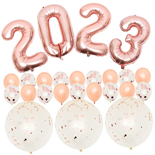 OKUMEYR 1 Satz Ballons der Abschlusssaison abschlussfeier party sachen zurück zu schulballons Geburtstag Luftballons 2023 Abschlussballons grad glückwunschparty liefert Aluminiumfolie von OKUMEYR