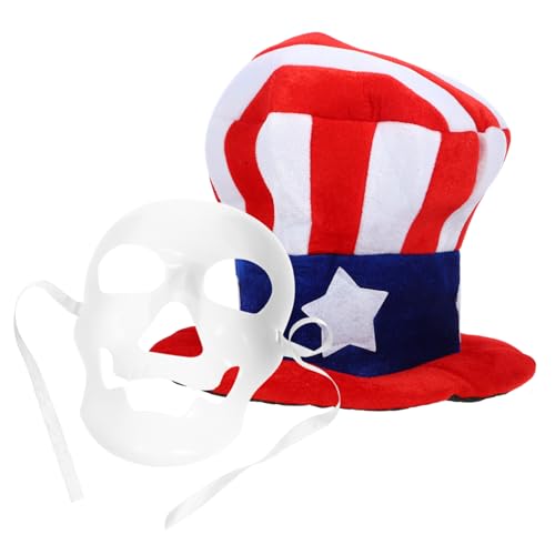 OKUMEYR 1PC USA Flagge Hut dekorative Schädel Maske Halloween Kostüm Party liefert von OKUMEYR