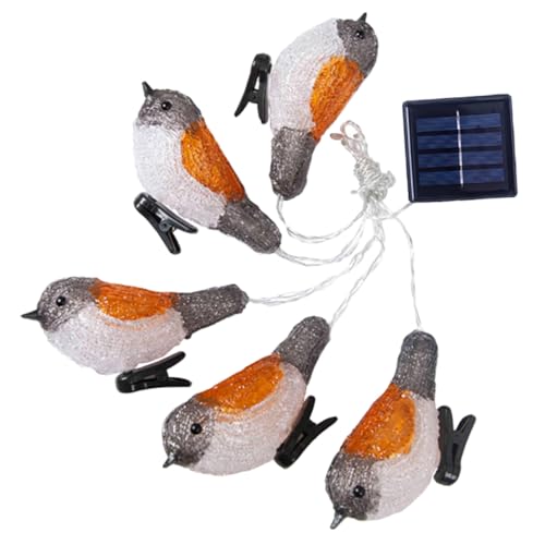 OKUMEYR Umweltfreundliche Solar Vogel Lampe String Festival Für Garten Terrasse Outdoor Szene von OKUMEYR