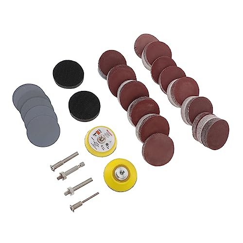 OKUMEYR 1 Satz Schleifscheiben-Set Schleifpad für Schleifmaschine Runde Schleifpads Kreisschleifer Handschleifer schleifpapier set sandpapier set Schleifscheiben Pads Schleifpads-Kit Stahl von OKUMEYR