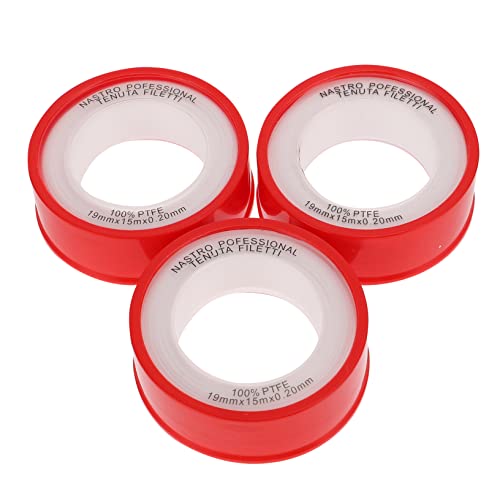 OKUMEYR 10 Stk Gewindedichtband Klebeband Klempnerarbeit Dichtungsband Klempner Gewindeband Schnappband Faden Thread sealing tape Sealing tape for plumbing PTFE-Bänder PTFE-Rohrdichtbänder von OKUMEYR